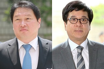 최태원 SK 회장(왼쪽)과 이재현 CJ 회장.