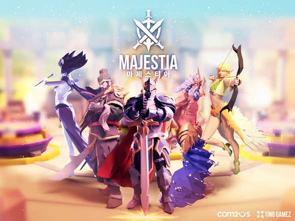 이달 25일 글로벌 출시 예정인 실시간 전략 대전 게임'마제스티아' 대표이미지  