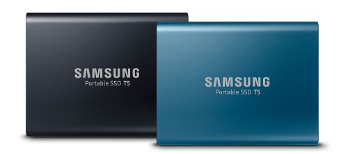 삼성전자의 포터블 SSD ‘T5’ 제품 이미지. <사진=삼성전자>