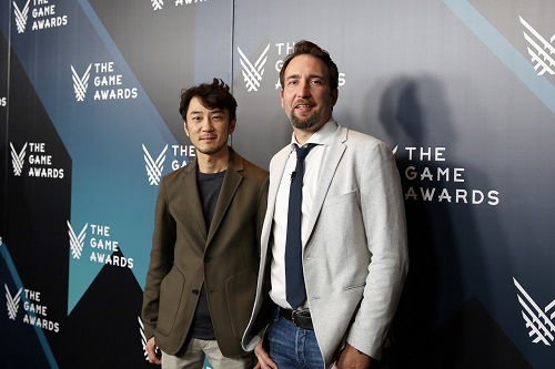 펍지주식회사의 김창한 대표(왼쪽)와 브랜든 그린 크리에이티브 디렉터. <사진=블루홀>