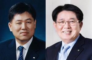 강학서 현대제철 대표(왼쪽), 이정희 유한양행 대표