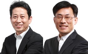 김운아 신세계푸드 제조서비스부문 대표이사(왼쪽), 성열기 신세계푸드 매입유통부문 대표이사