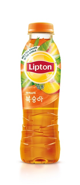 ‘립톤 아이스티 복숭아’ 500mL 제품. <사진=롯데칠성음료>