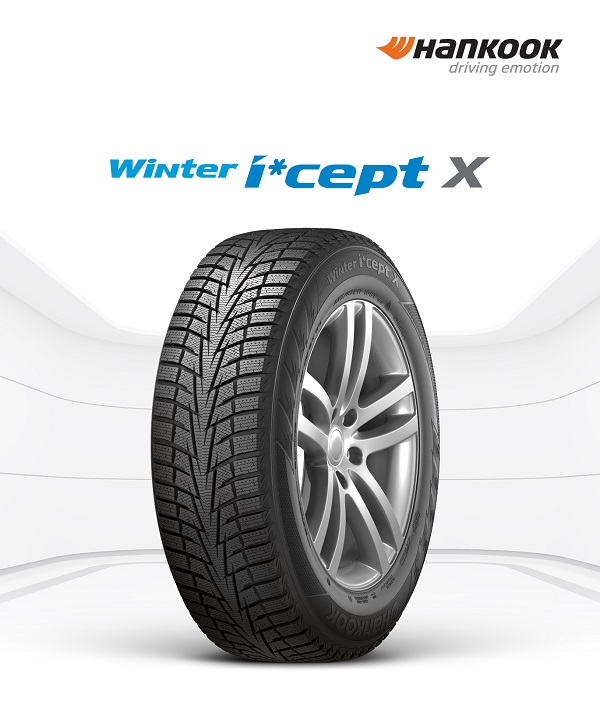 한국타이어가 새로 출시한 겨울용 SUV 타이어 '윈터 아이셉트X'<사진=한국타이어>