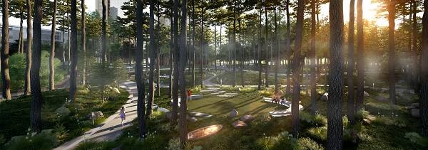 11일 삼성물산이 반포3주구 재건축 조합에 제안한 자연숲 조경 디자인 <사진=삼성물산>