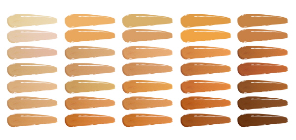 한국콜마가 개발한 35가지 피부색 표현이 가능한 리퀴드 파운데이션 <사진=한국콜마>