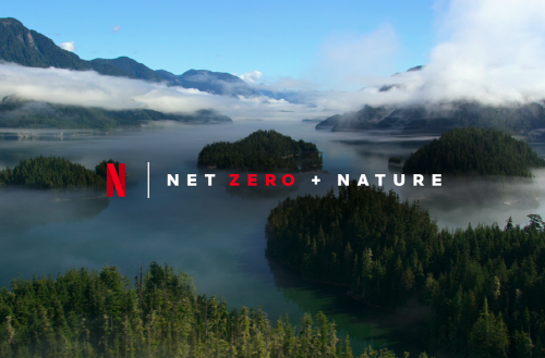 넷플릭스 ‘탄소 순 배출 제로, 이제 다시 자연으로’ 프로젝트 홍보 이미지 <사진=넷플릭스>