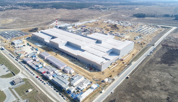 SK아이이테크놀로지가 폴란드에 건설중인 리튬이온 배터리 분리막 공장. <사진=SK아이이테크놀로지>