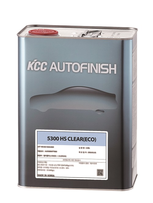 고기능성 친환경 자동차 보수용 도료 '5300 HS CLEAR(ECO)'. <사진=KCC>