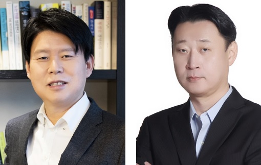 신세계 손영식 대표(왼쪽)와 손정현 SCK컴퍼니 대표 