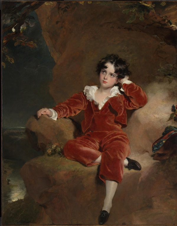 6월 2일부터 10월 9일까지 ‘영국 내셔널갤러리 명화전’에서 공개될 토마스 로렌스의 ‘빨간 옷을 입은 소년(1825년昨)’ 그림. <제공=국립중앙박물관>