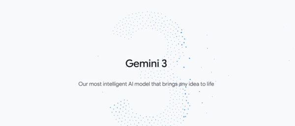 구글 제미나이3. ⓒ구글 홈페이지 캡쳐