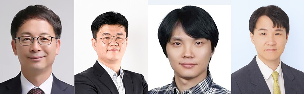 (왼쪽부터)정형남 부사장, 유동선 상무, 차영필 상무, 황준호 상무. ⓒ삼성바이오로직스