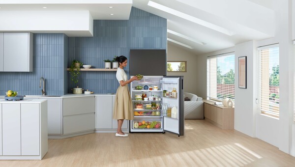 중남미에서 인기가 높은 상냉동·하냉장(TMF) 냉장고 모델 사진. ⓒ삼성전자