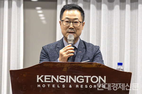 개회사 하는 최경용 경중연 회장. =박명섭 기자